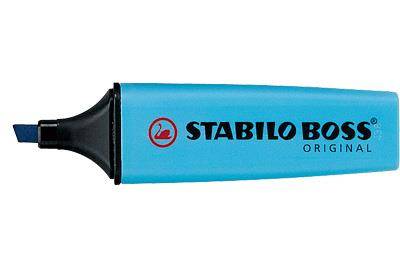 Tekstmarker Stabilo blå 5 mm Boss 70/31 
