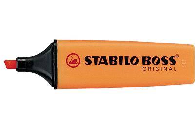Tekstmarker Stabilo orange 5mm Boss 70/54 