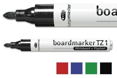 Whiteboardpen TZ1 sort rund spids Legamaster 1.5-3 mm