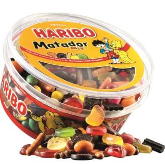 Matador Mix Haribo 1000g bøtte