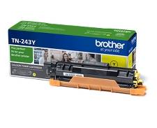 Brother Toner TN243Y Gul Til ca. 1000 sider v/5% dæknig