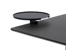Apto rundt bord Ø28 cm mat sort ( Husk 1 x clamp )