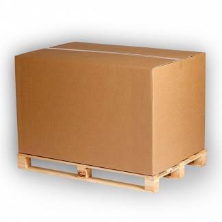 Bølgepapcontainerbrun Mål: 1180 x 780 x 725 mm