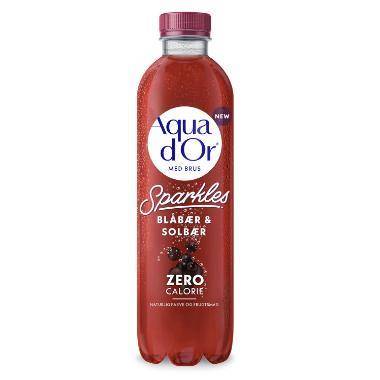 Aqua vand D'or 50cl Blåbær/ /Solbær12fl/pk 