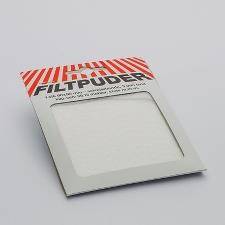 Filtpuder 3 mm hvid 9x9cm 1 stk.