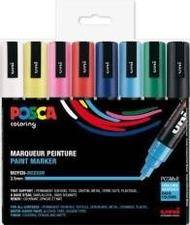 Marker Posca PC-5M assorteret standard 8stk/pak