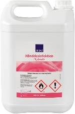 Hånddesinfektion flydende 85% 5 liter til påfyldning