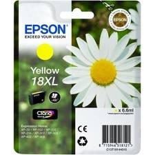 Blækpatron Epson gul 18XL 450 s. v/5% dækning