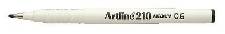 Fiberpen Artline EK210 sort 0.6 mm 