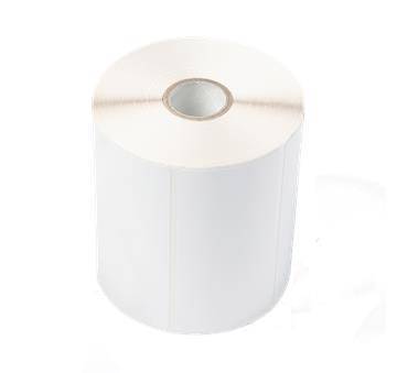 Etiket hvid Coated 102x74mm TT - Permanent, 1.100 stk.