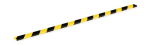 Vægbeskytter S10 gul/sort Profillængde: 1 meter