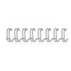 Spiralrygge Fellowes 3:1 wire 10mm sølv A4 100stk/pak