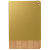 Glass board 60 x 80 cm, Gold matt glass