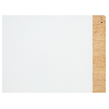 Glass board 90 x 120 cm, White matt