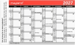 Mini kalender 2027 - 27052000