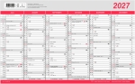 Kontorkalender Stor m/flagdage 2027 - 27055000