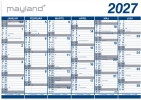 K&aelig;mpekalender 2x6 mdr. PP-plast r&oslash;r 2027 - 27065400