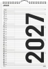 Familiekalender Black and white 2 kol. 2027 - 27066510