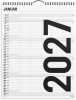 Familiekalender Black and white 5 kol. 2027 - 27066550