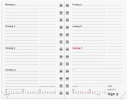 Mini Planner ugekalender sort vinyl 2027 - 27084500