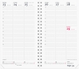Week Planner h&oslash;jformat REFILL 2027 - 27088500
