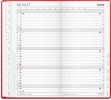 Index Planner m&aring;nedskalender r&oslash;d vinyl 2027 - 27090010