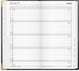 Index Planner m&aring;nedskalender sort skind 2027 - 27092100