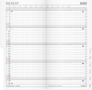 Index Planner m&aring;nedskalender REFILL 2027 - 27095200