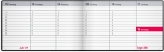 Mini bordkalender sort vinyl 2027 - 27132000