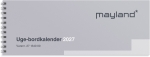 Uge-bordkalender 2027 - 27134000