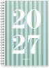 A5 ugekalender h&oslash;jformat m/4 illu. PP-plast 2027 - 27200400