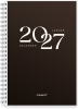 A5 ugekalender h&oslash;jformat m/4 illu. PP-plast 2027 - 27200400