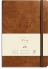 A5 Forma Deluxe ugekalender tv&aelig;rf. brun kunstskind 2027 - 27200630