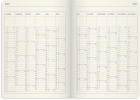 A5 Forma Deluxe ugekalender h&oslash;jf. brun kunstskind 2027