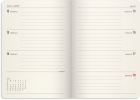 A6 Forma Deluxe ugekalender tv&aelig;rf. brun kunstskind 2027 - 27201410