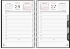 Dagkalender sort PP-plast 2027 - 27210000