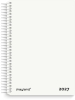 Dagkalender hvid PP-plast 2027 - 27210010