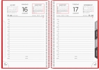 Dagkalender r&oslash;d PP-plast 2027 - 27210040