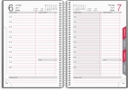 Dagkalender m&oslash;rkegr&aring; PP-plast 2027 - 27212000