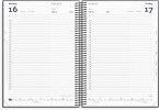 Timekalender matsort genbrugskarton 2027 - 27218100