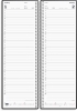 Spiralnoteringskalender dag sort PP-plast 2027 - 27225000