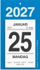 Afrivningskalender m/bagsidetekst 2027 - 27252000