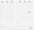 System PP ugekalender h&oslash;jformat REFILL 2027 - 27275000