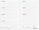 System Mini ugekalender tv&aelig;rformat sort skind 2027 - 27351100