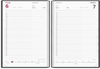Timekalender sort PP-plast 2028 - 28218000
