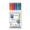 Whiteboardmarker&nbsp;Staedtler&nbsp;301 ass.&nbsp;Lumocolor&nbsp;1,0mm&nbsp;6stk/s&aelig;t 