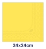Serviet Tork 24x24 cm 2-lag Ecolabel/FSC Gul 200 stk. 