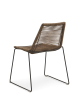 Spisebordsstol/havestol Maui antracit alu/flet