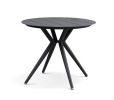 Spisebord/havebord Corfu Ø90 cm antracit alu