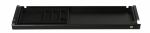 SlimTray pennebakkeskuffe Large 85cm sort m/l&aring;s Inkl. pennebakke